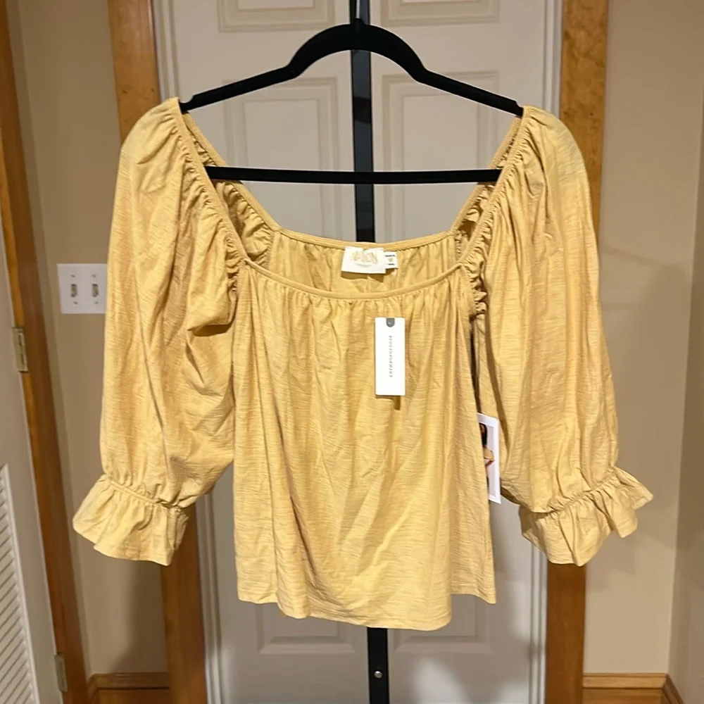 Anthropologie Nation LTD Luca Peasant Top in Daisy NEW - Picture 2 of 10